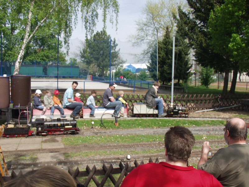 Mitfahren auf der Modelleisenbahn