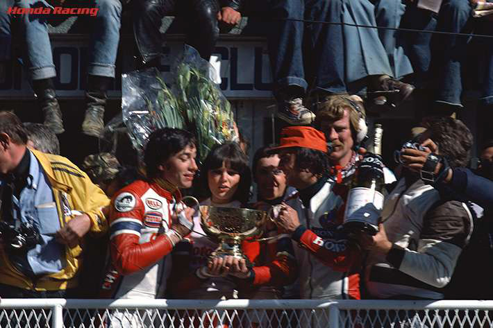 Christian Leon (right), Jean-Claude Chemarin (left) (1977 Bol d'or 24 hours)