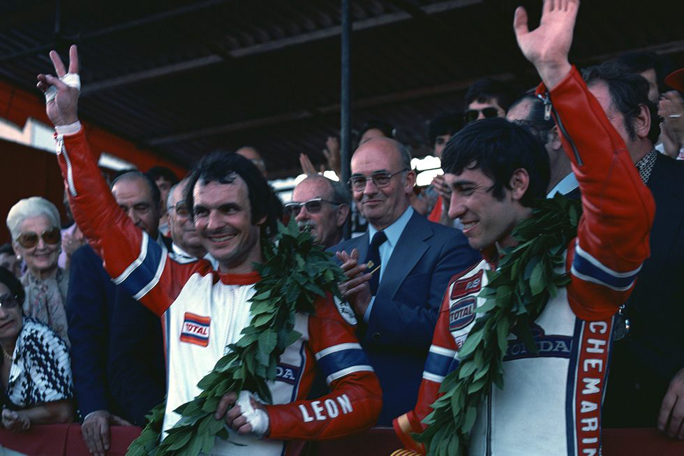 Christian Leon (left), Jean-Claude Chemarin (right) (1978 Montjuic 24 hours)